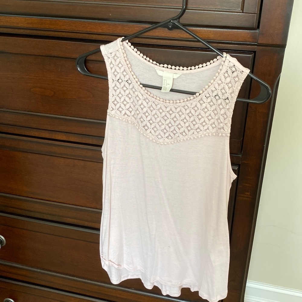 Pale pink tank